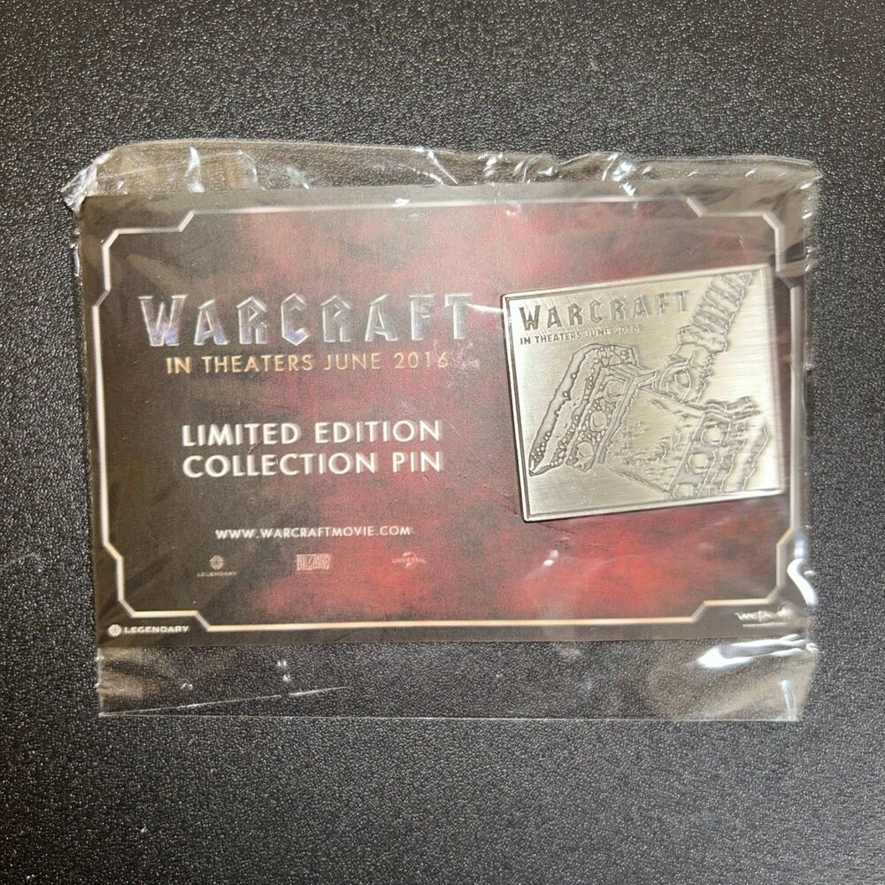 NEW Blizzard Warcraft Movie Weta Horde Doomhammer Metal Pin 2016